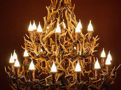 Antlers chandeliers